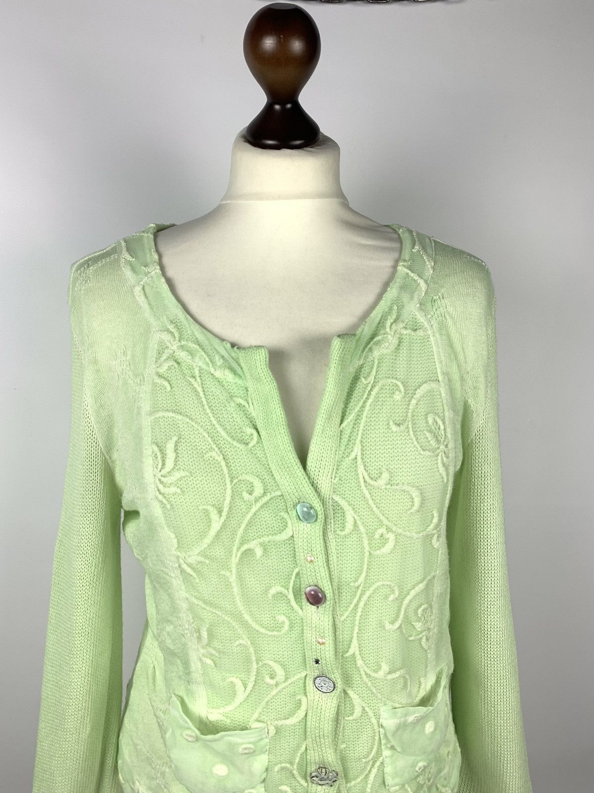 Elisa Cavaletti Vintage Elisa Cavaletti Sono Italiano Blouse Cardigan Size M Size M / US 6-8 / IT 42-44 - 2 Thumbnail