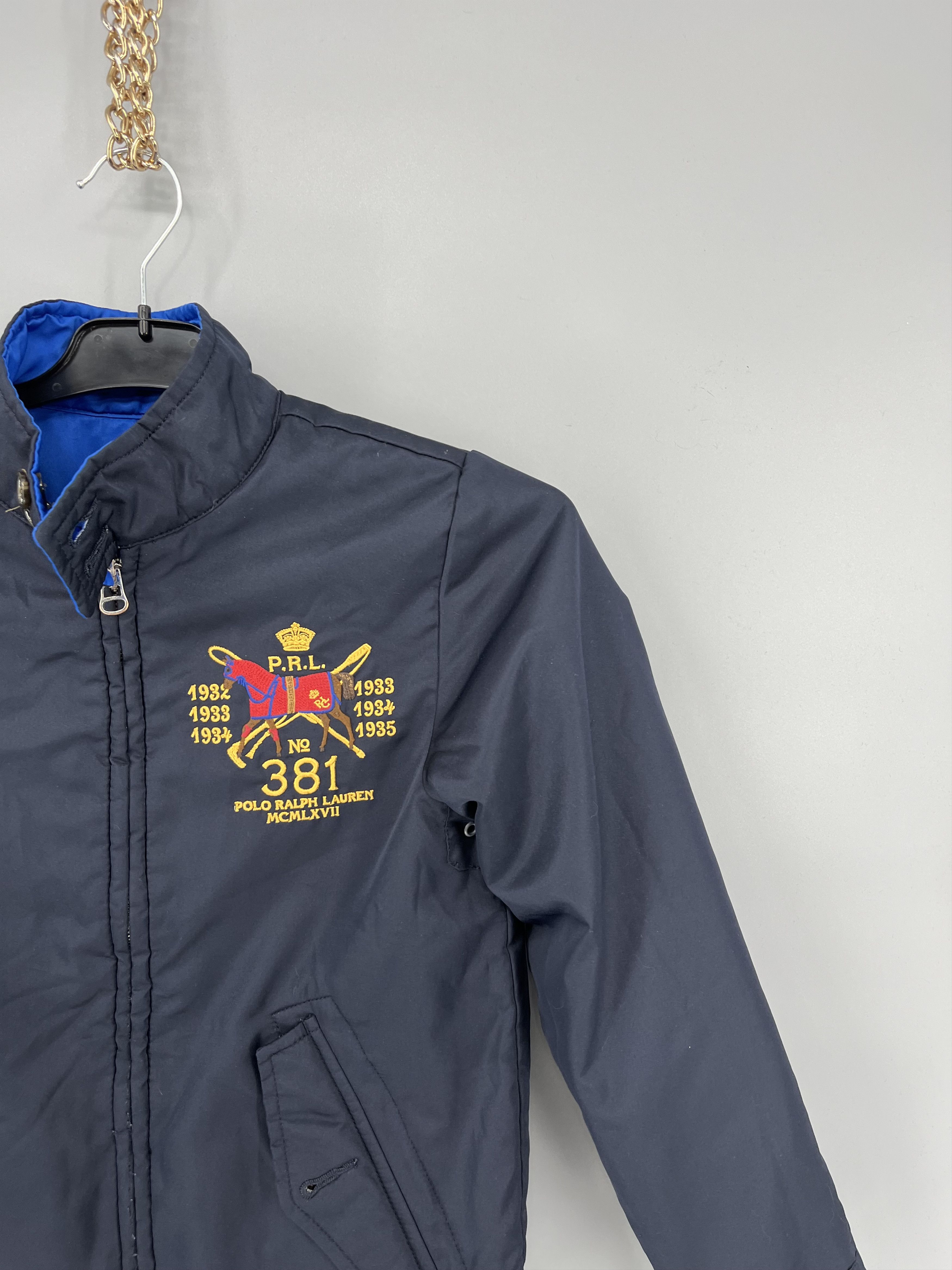 Polo Ralph Lauren Vtg Kids!! Polo Ralph Lauren County Riders Reversible Jacket Size US XXS / EU 40 - 16 Thumbnail