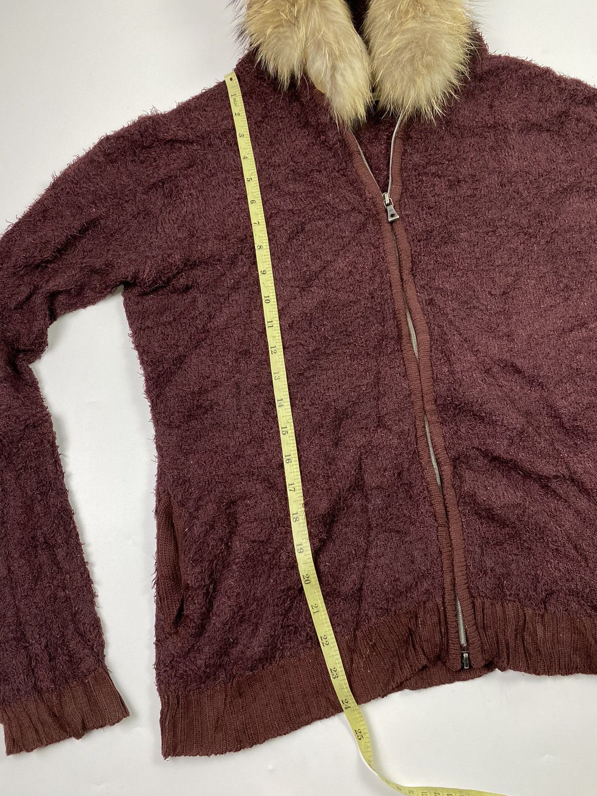 Le Grande Bleu (L.G.B.) Faux fur hoodie mohair semantic design style Size US M / EU 48-50 / 2 - 10 Thumbnail