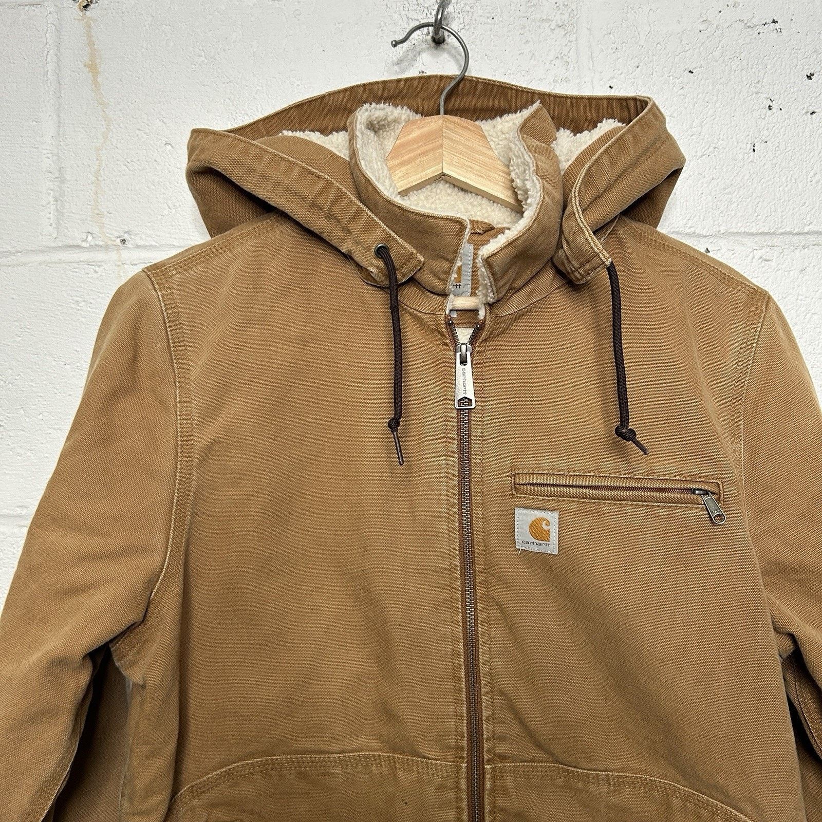 Carhartt Carhartt Sherpa-Lined Wildwood Jacket “Brown” 100815-211 Size M / US 6-8 / IT 42-44 - 3 Thumbnail