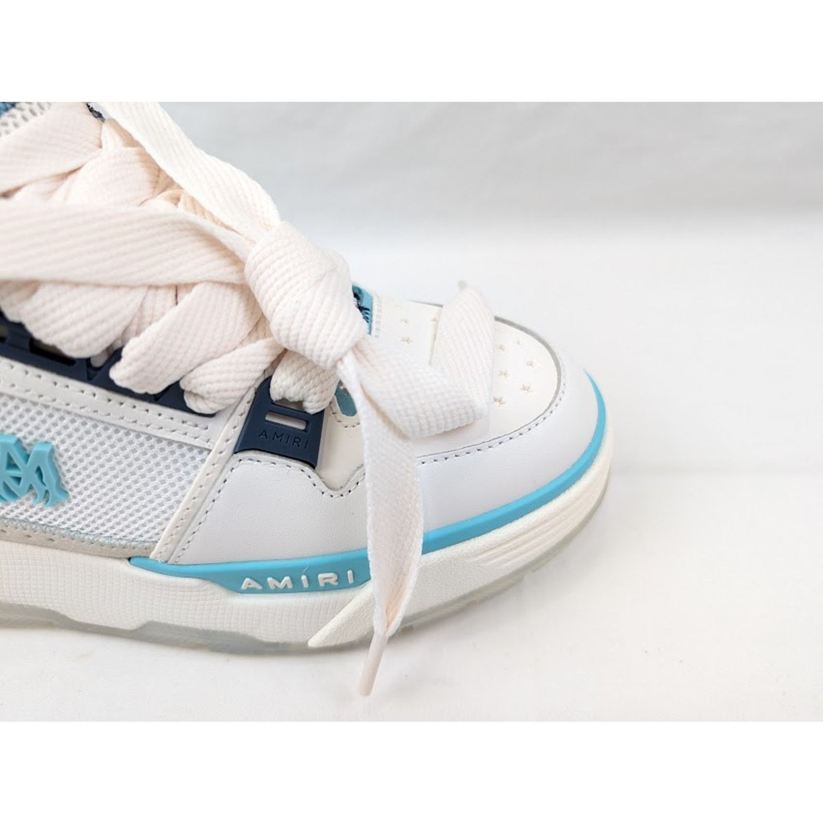 Amiri o1rshd1 MA-1 Low-Top Sneakers in Blue Size US 13 / EU 46 - 3 Thumbnail