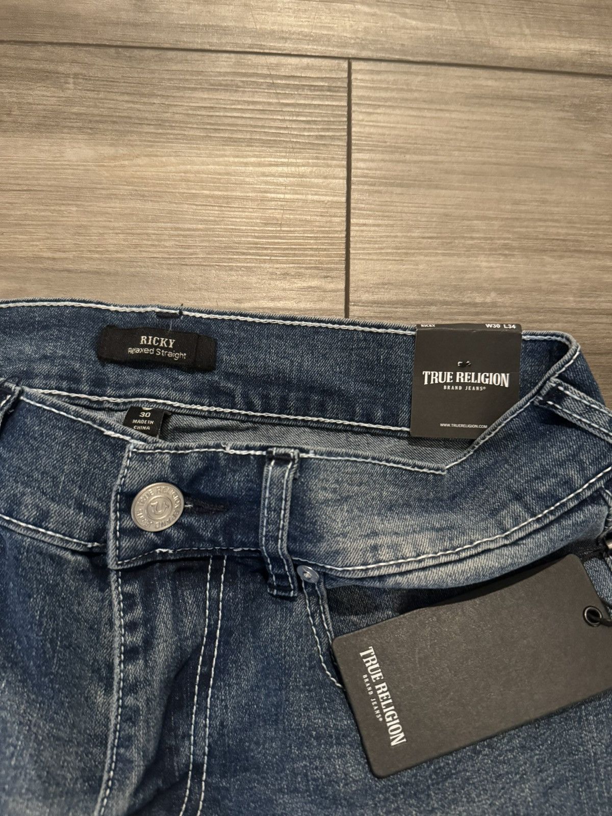 True Religion True Religion “Ricky” Relaxed straight Size US 30 / EU 46 - 5 Thumbnail