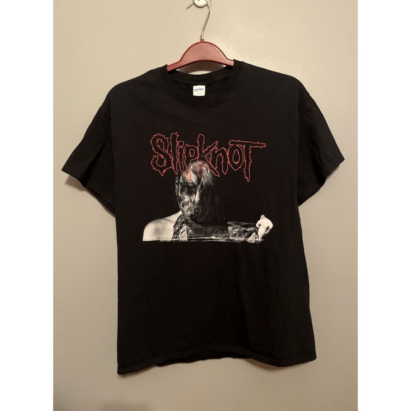 Gildan Slipknot We Are Not Your Kind 2019 Concert Shirt L Black T-Shirt Mens Graphic Print Cotton Short Sleeve Naughty Concert Merch C309 Size US L / EU 52-54 / 3 - 2 Thumbnail