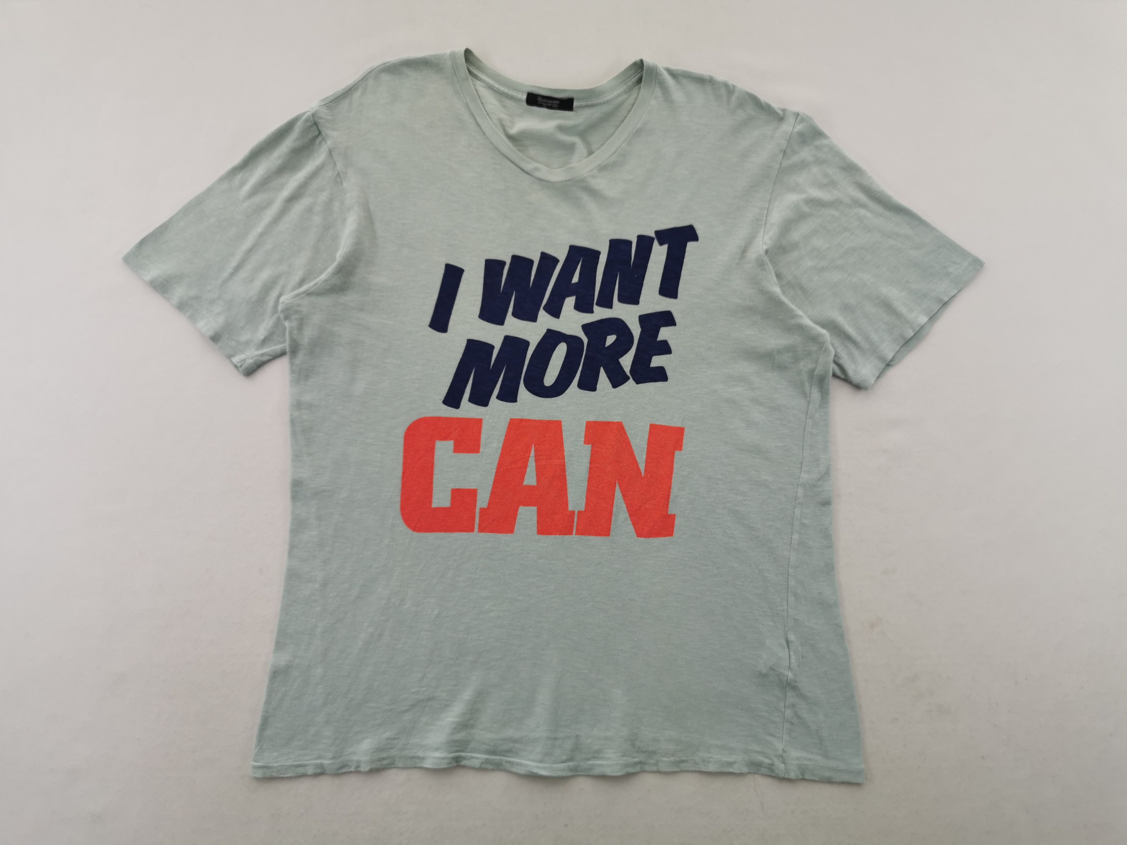 Undercover × Vintage Vintage 90s Undercover "I Want More Can" Tee Made In Japan Size US M / EU 48-50 / 2 - 3 Thumbnail
