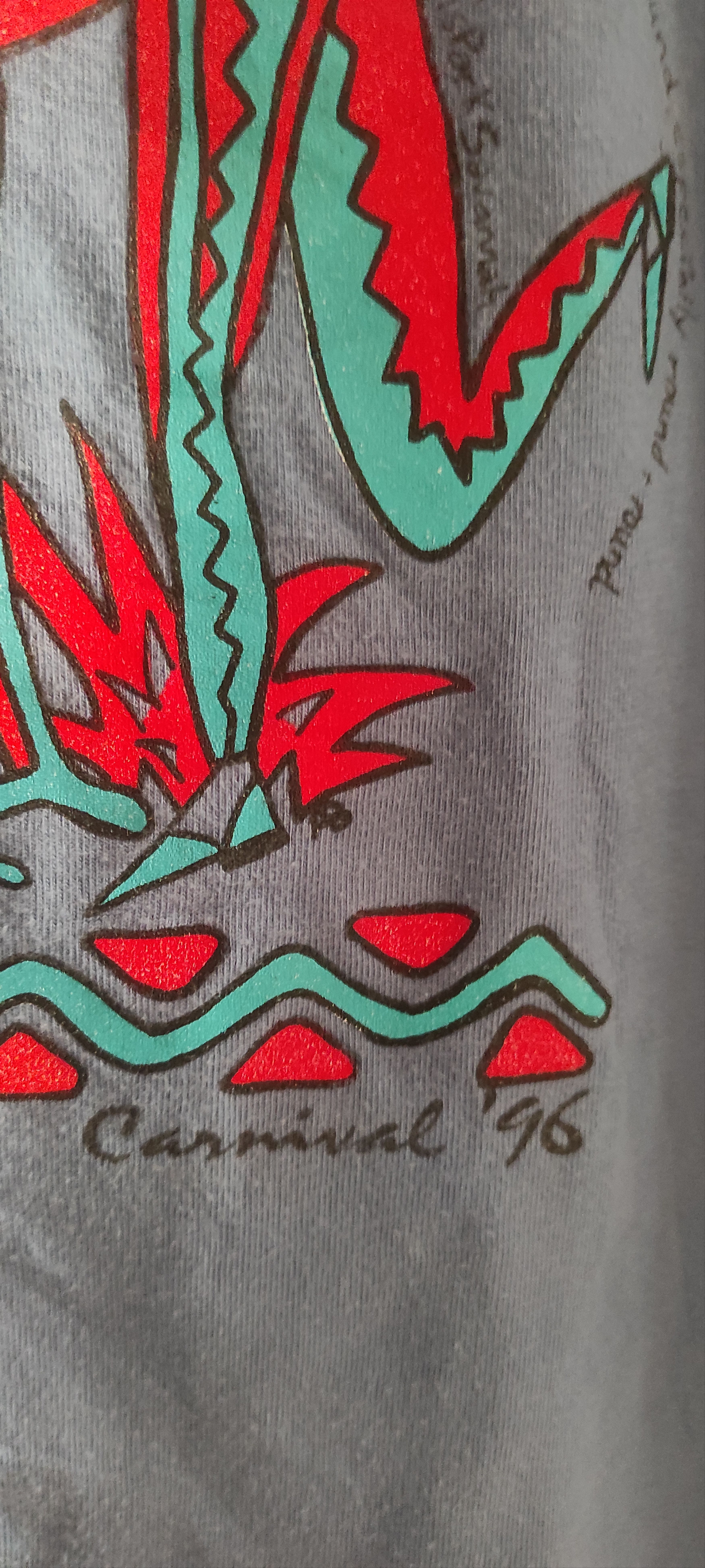 Other Vintage "BUS IT "1996 Carnival Tour Art T Shirt Size US L / EU 52-54 / 3 - 8 Thumbnail