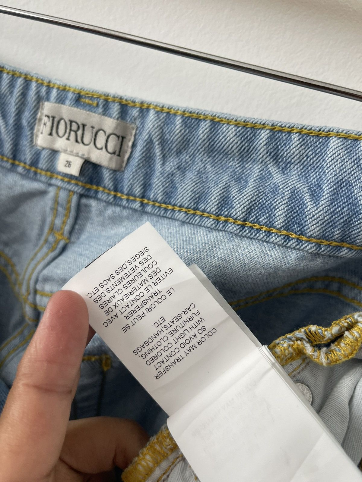 Fiorucci Rare Vintage FIORUCCI Button Fly Flare Bootcut Size US 26 / EU 42 - 17 Thumbnail