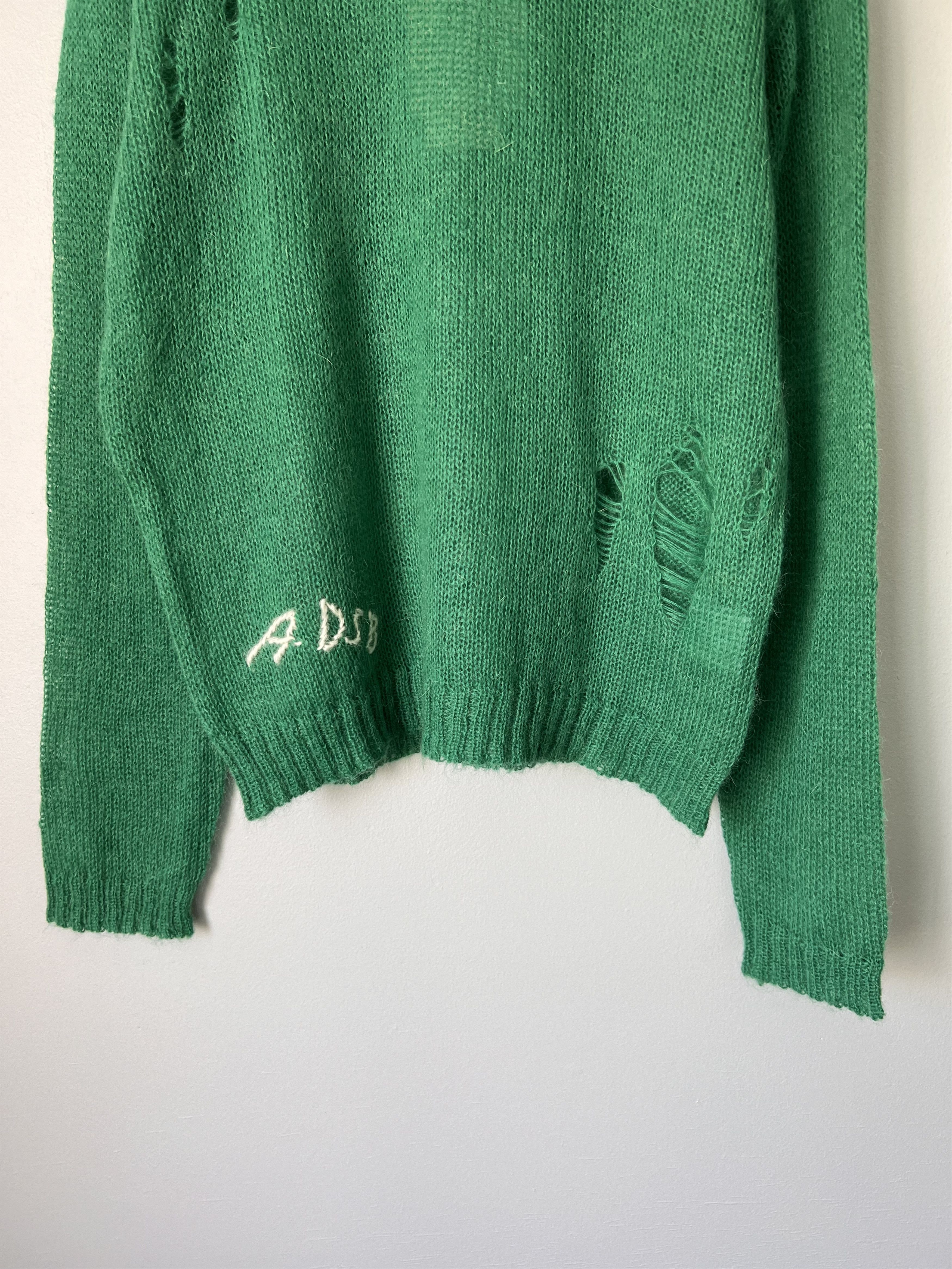 Andersson Bell Andersson Bell ADSB Mohair Sweater in Green Size US L / EU 52-54 / 3 - 3 Thumbnail