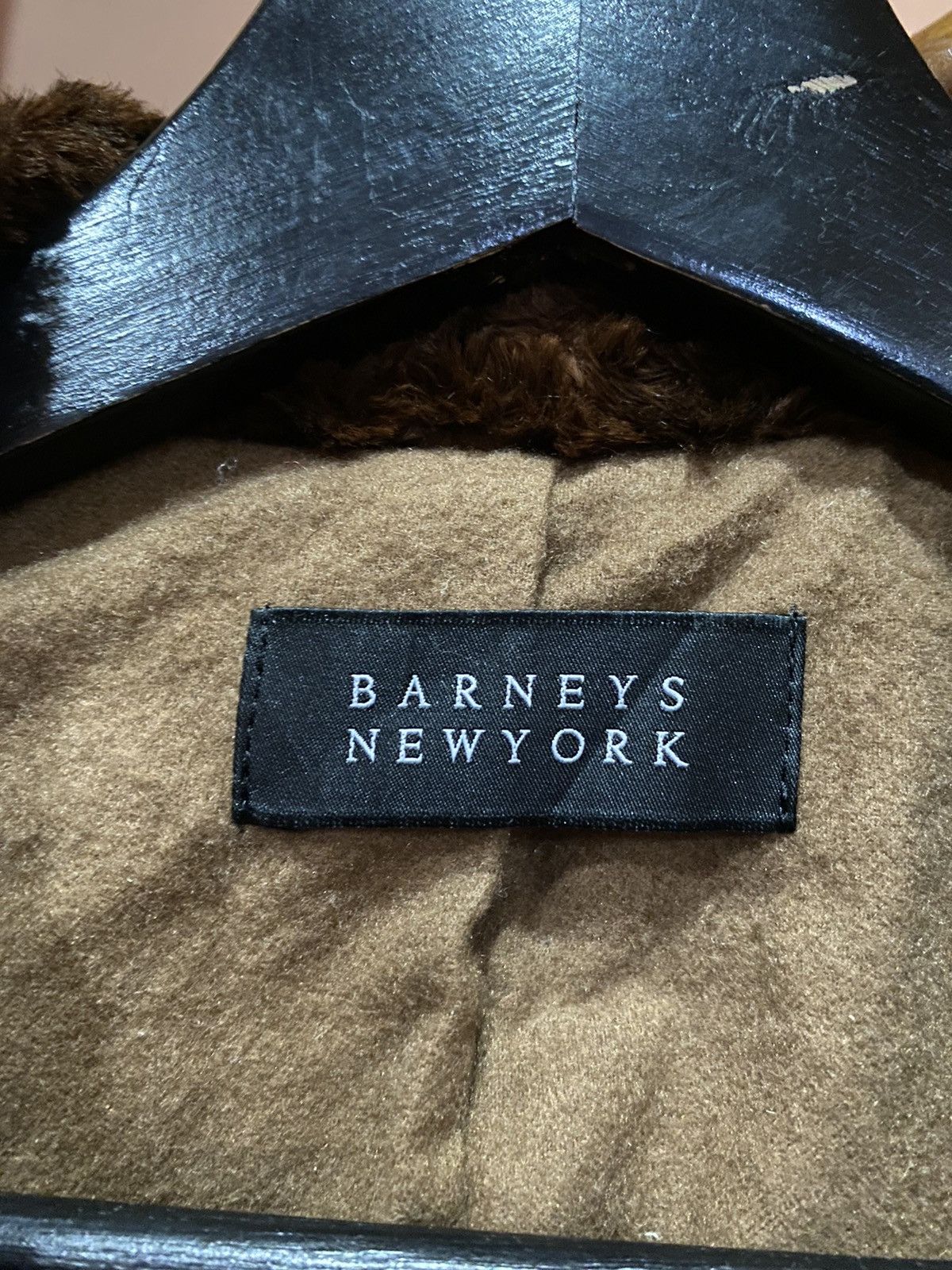 Barneys New York Barney’s New York Vintage Brown Faux Fur Coat Size XS / US 0-2 / IT 36-38 - 6 Thumbnail