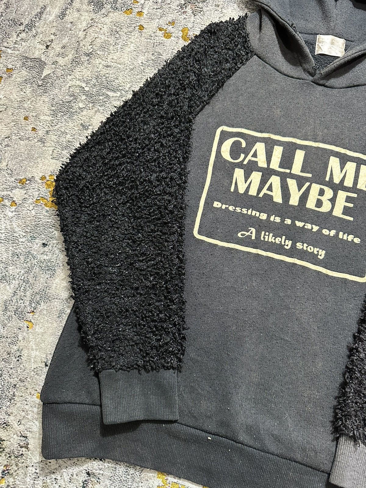 Faded Glory SICK FADED MOHAIR HOODIE CALL ME MAYBE VUJADE PUNK STYLE Size US M / EU 48-50 / 2 - 3 Thumbnail