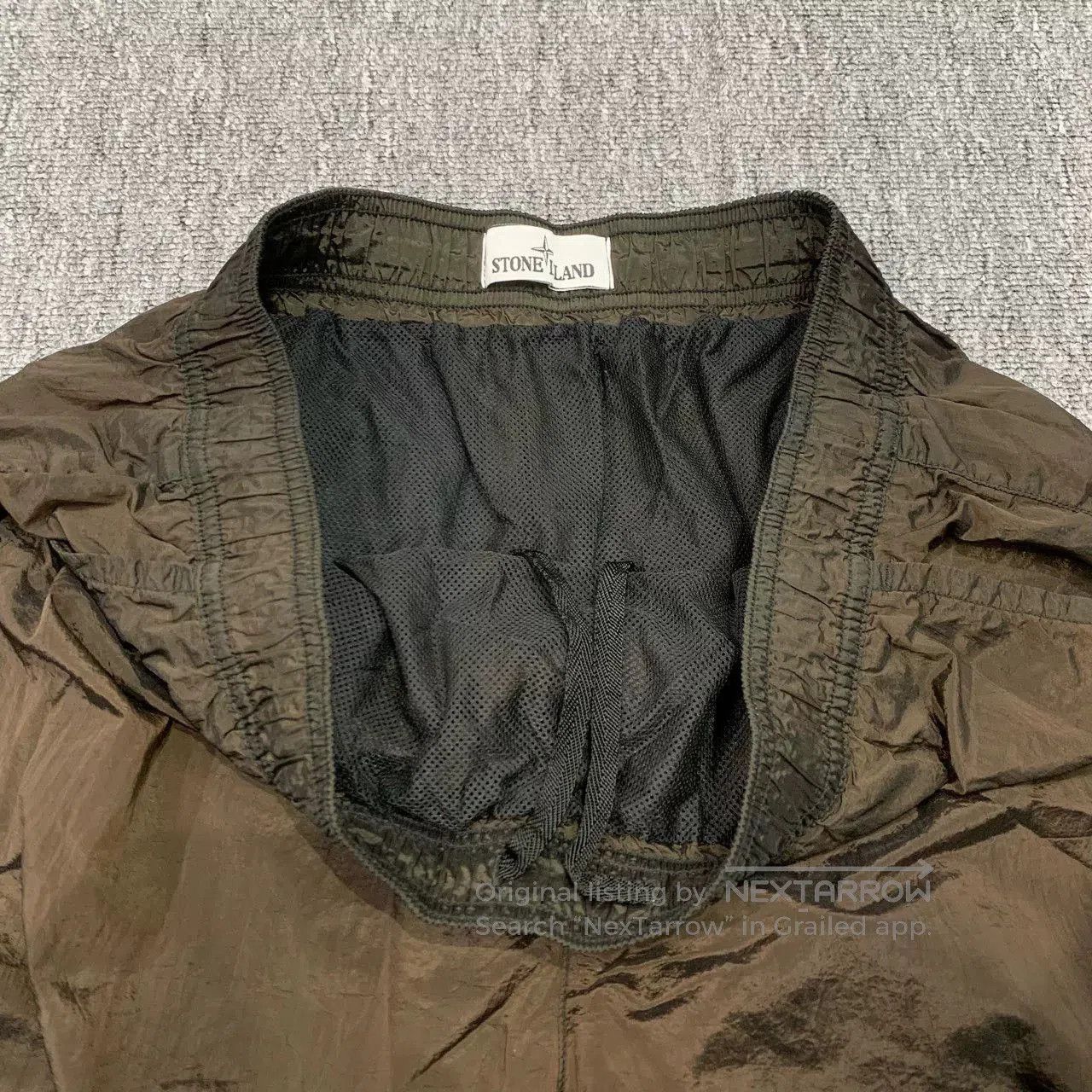 Stone Island Stone Island Brown Metallic Nylon Shorts. Size US 34 / EU 50 - 7 Thumbnail