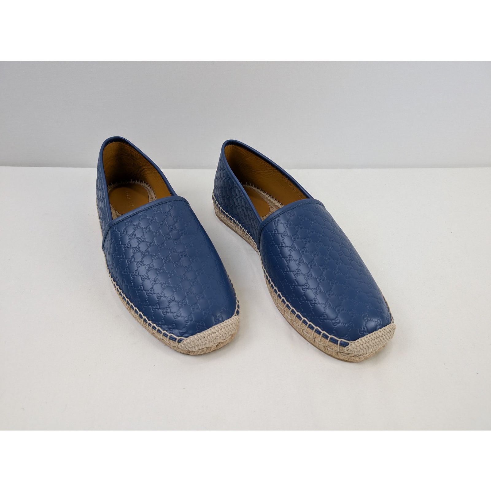 Gucci o1rshd1 Micro shoe Boots in Blue/Beige Size US 12.5 / EU 45-46 - 8 Thumbnail