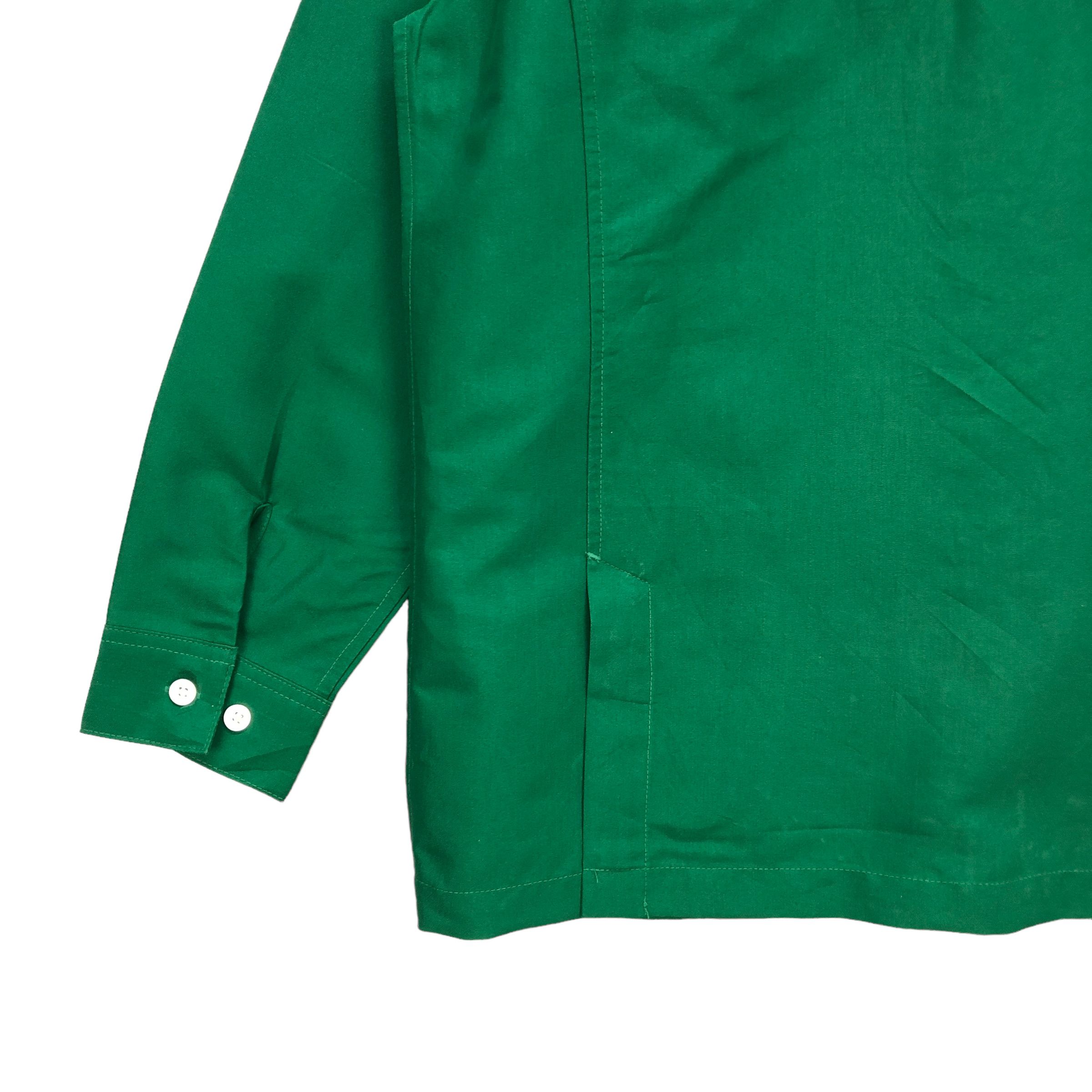 Japanese Brand 7 ELEVEN GREEN LONG SLEEVE UNIFORM JACKET #7324-129 Size US M / EU 48-50 / 2 - 11 Thumbnail