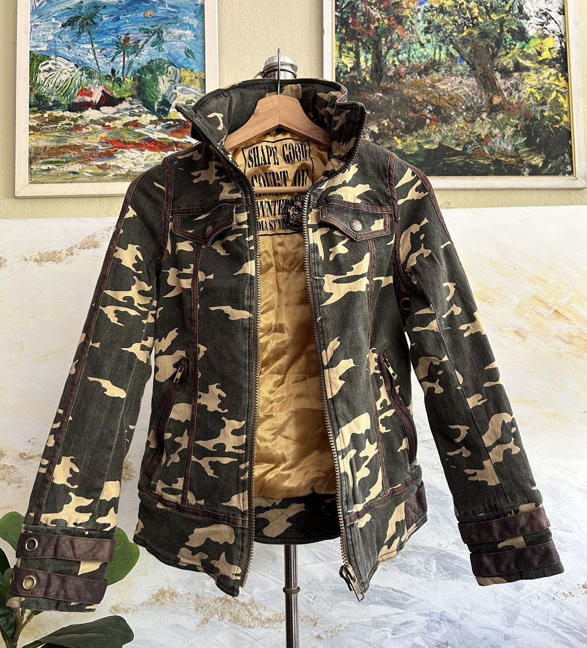 Japanese Brand Tactical Bondage Camo jacket Size US XXS / EU 40 - 6 Thumbnail