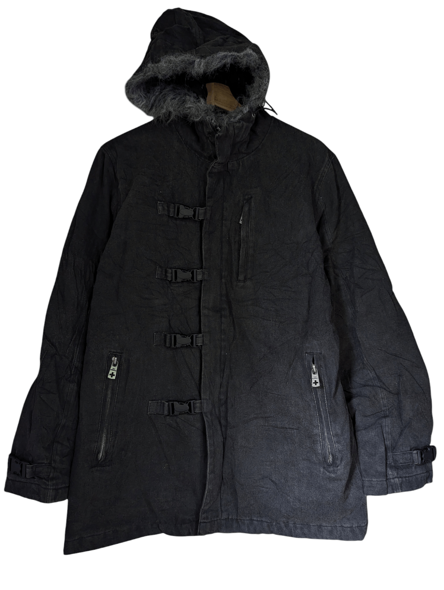 Japanese Brand SHO BERNINGS ANORAK BONDAGE HOODIE Size US L / EU 52-54 / 3 - 1 Thumbnail