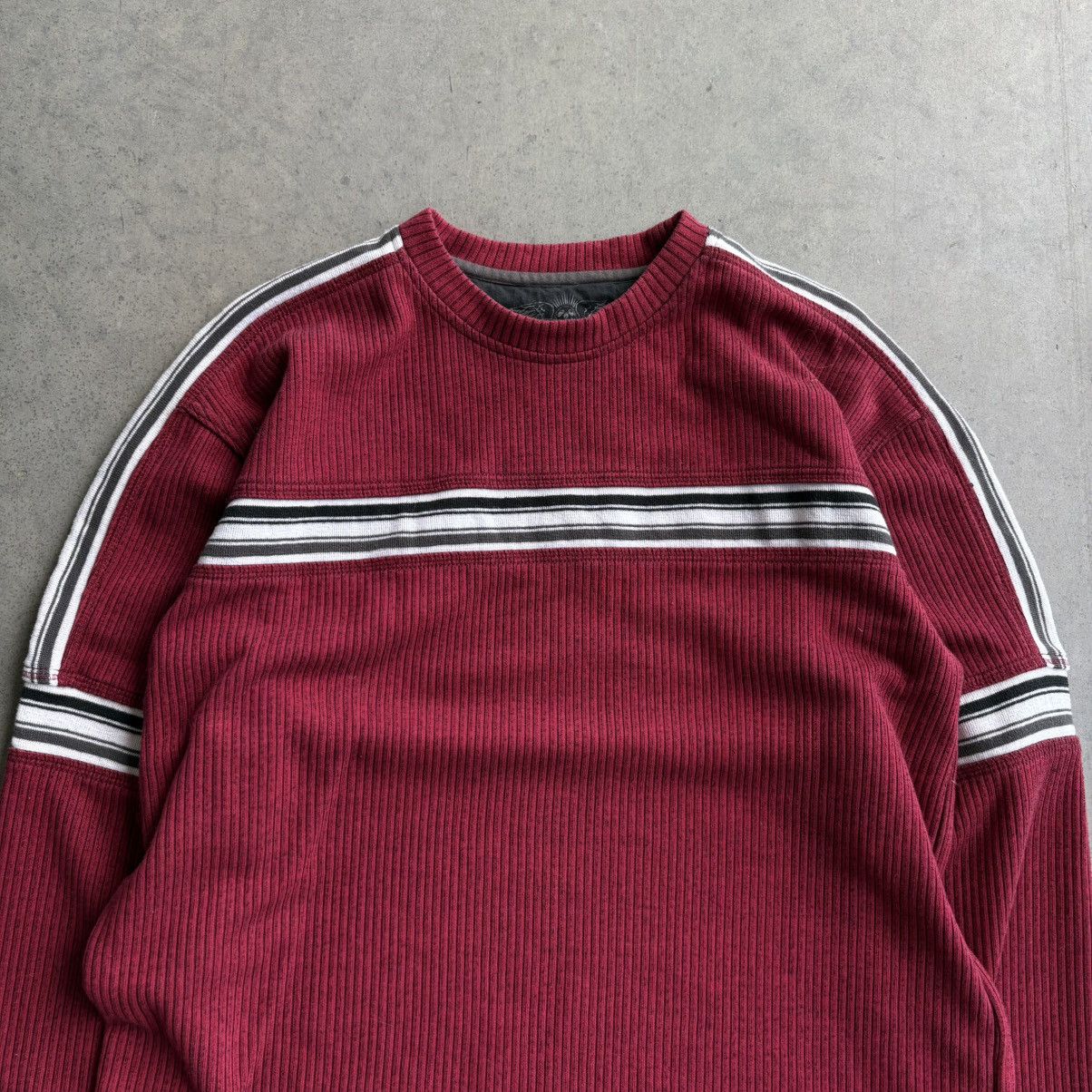 Point Zero Y2K Point Zero Malcolm in the Middle Skater Striped Shirt XL Size US XL / EU 56 / 4 - 5 Thumbnail