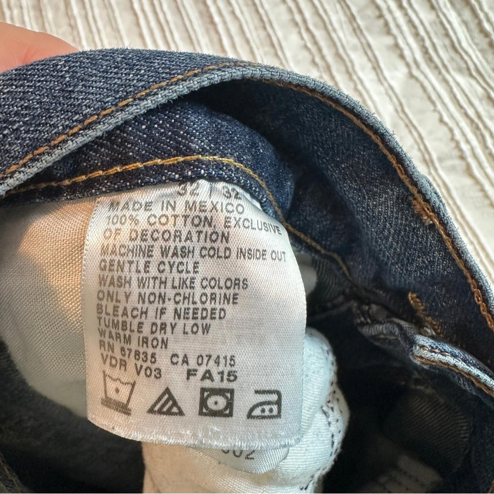 Nautica Nautica 32 x 32 Relaxed Fit Jeans Dark Blue Straight Leg Size US 32 / EU 48 - 6 Thumbnail