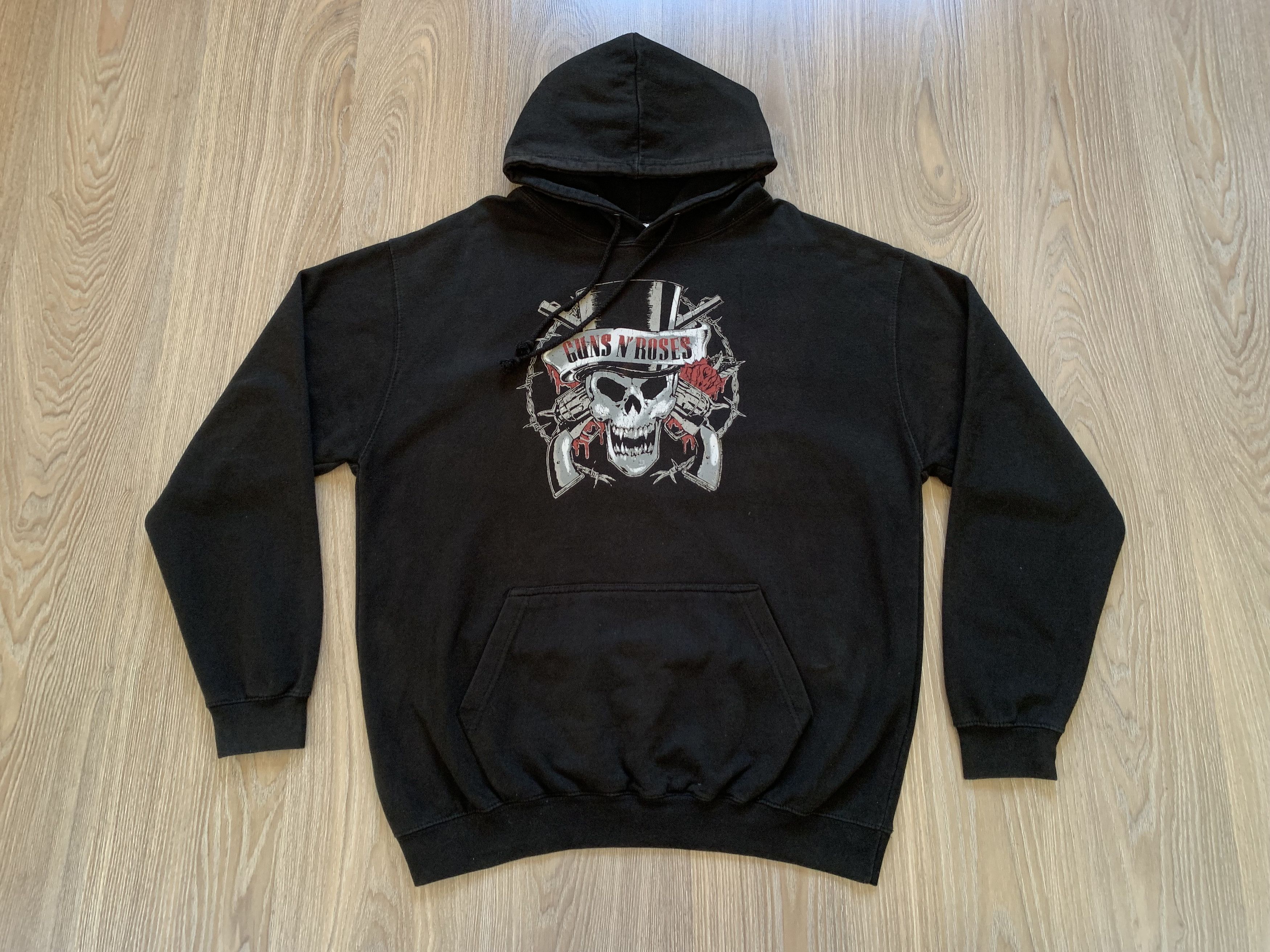 Guns N' Roses Vintage Guns N Roses Black Printed Hoodie 2012 Size US XL / EU 56 / 4 - 2 Thumbnail