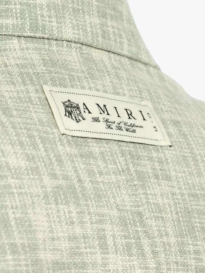 Amiri o1y0525 Blazer in Sage Green Size US M / EU 48-50 / 2 - 3 Thumbnail