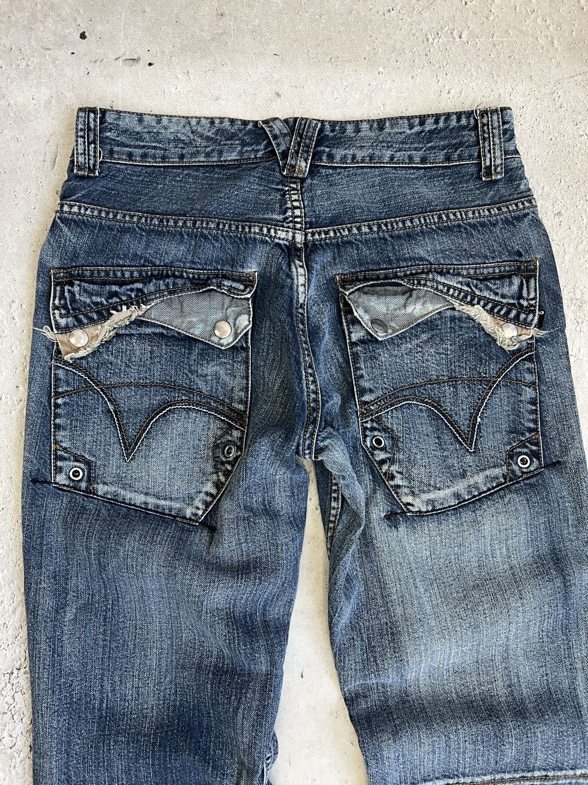 Junya Watanabe Junya watanbe style denim boot cut denim jeans y2k Size US 29 - 9 Thumbnail