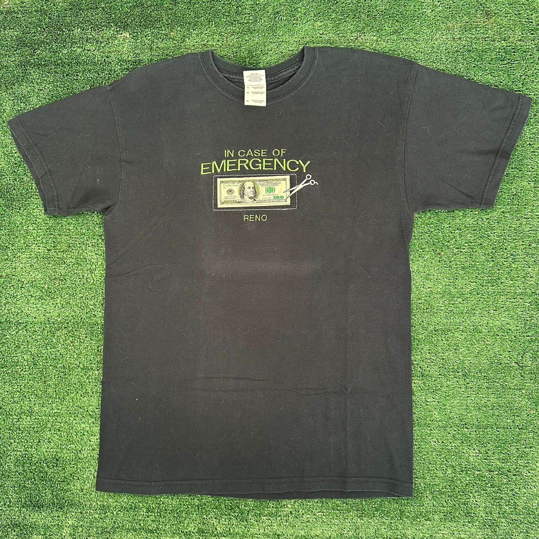 Vintage Vintage Y2K Emergency Money Reno Nevada T-Shirt Kitsch Casin Size US M / EU 48-50 / 2 - 1 Thumbnail