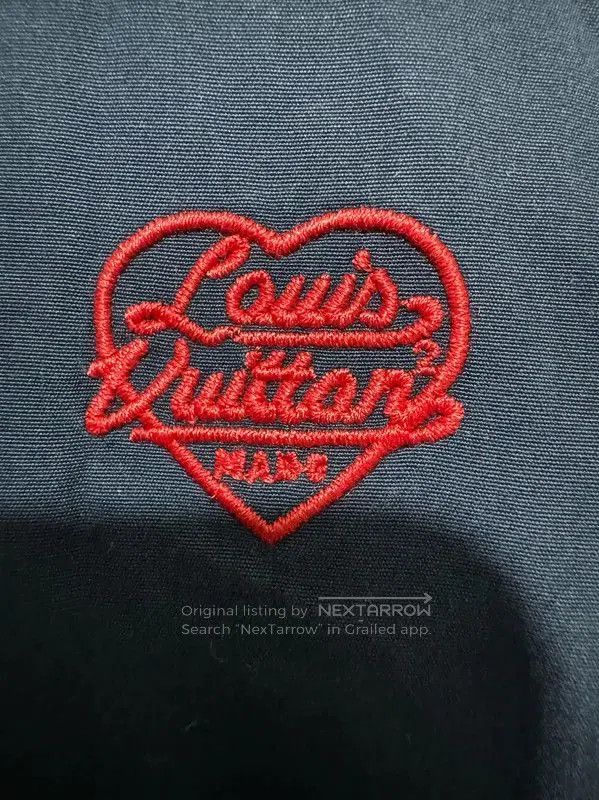 Louis Vuitton Louis Vuitton Blue Cotton Embroidered Logo Shirt . Size US M / EU 48-50 / 2 - 3 Thumbnail