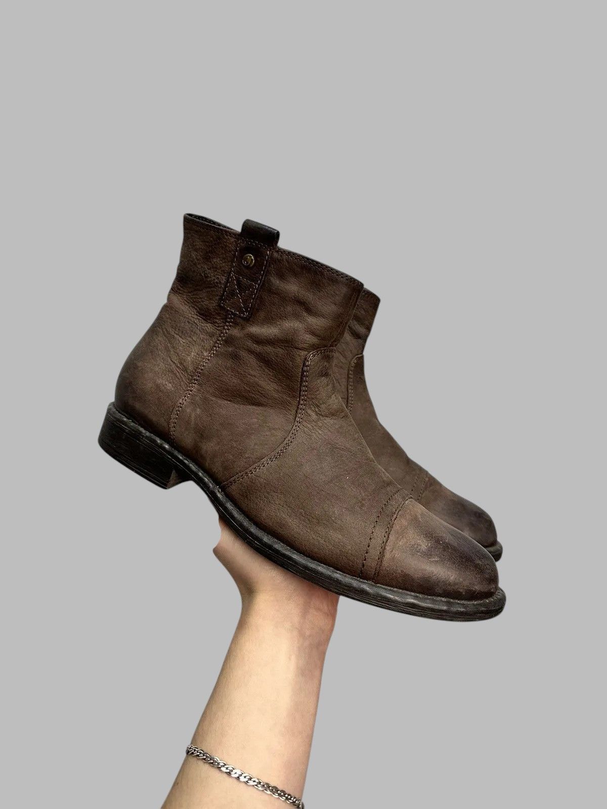 If Six Was Nine Guidi Suide Rare Leather Boots Rick Owens Avantgarde Style Size US 8 / EU 41 - 3 Thumbnail