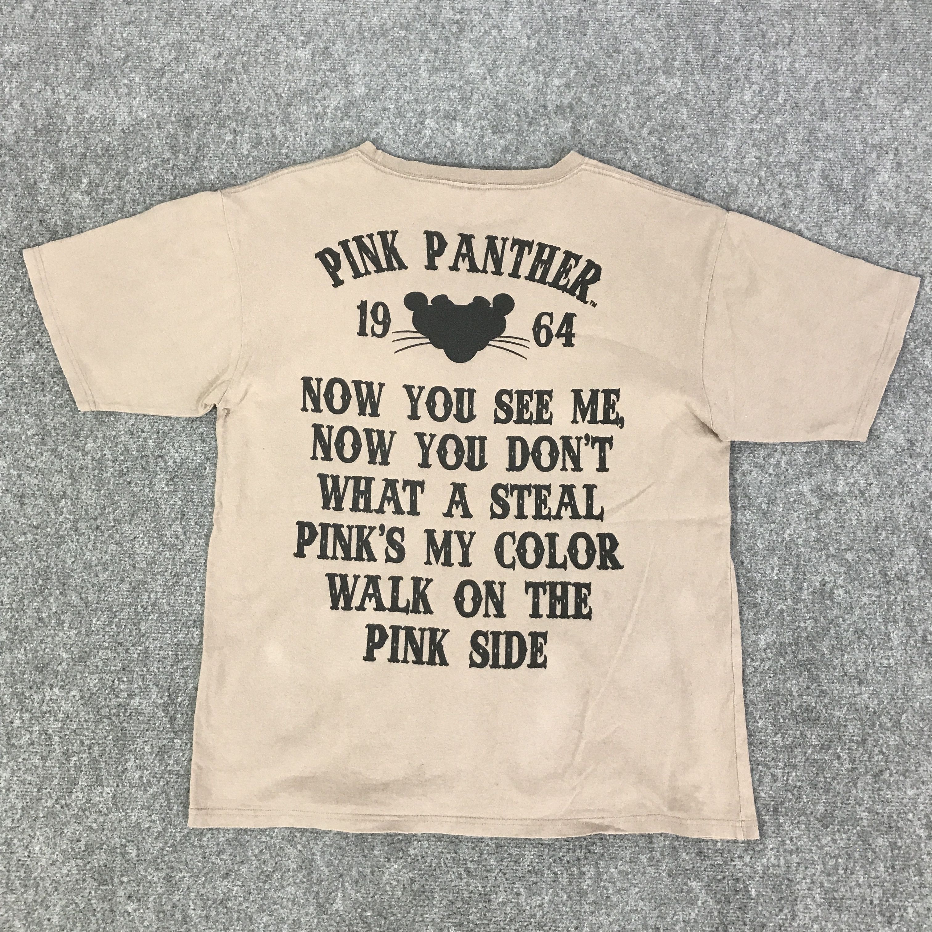 Cartoon Network PINK PANTHER BIG LOGO CARTOON T-SHIRT K93B47 Size US L / EU 52-54 / 3 - 3 Thumbnail