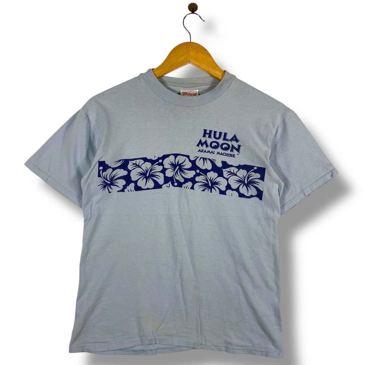 Vintage Vintage MOON EYES Hula Moon Akamai Machine Graphic Tee Size US S / EU 44-46 / 1 - 1 Thumbnail