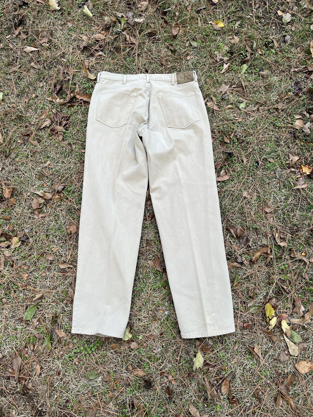 Calvin Klein Calvin Klein Beige Jeans Size US 38 / EU 54 - 1 Thumbnail