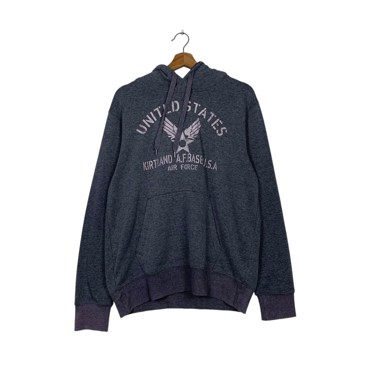 Japanese Brand US Air Force Kirtland AF Base Pullover Hoodie Size US L / EU 52-54 / 3 - 10 Thumbnail