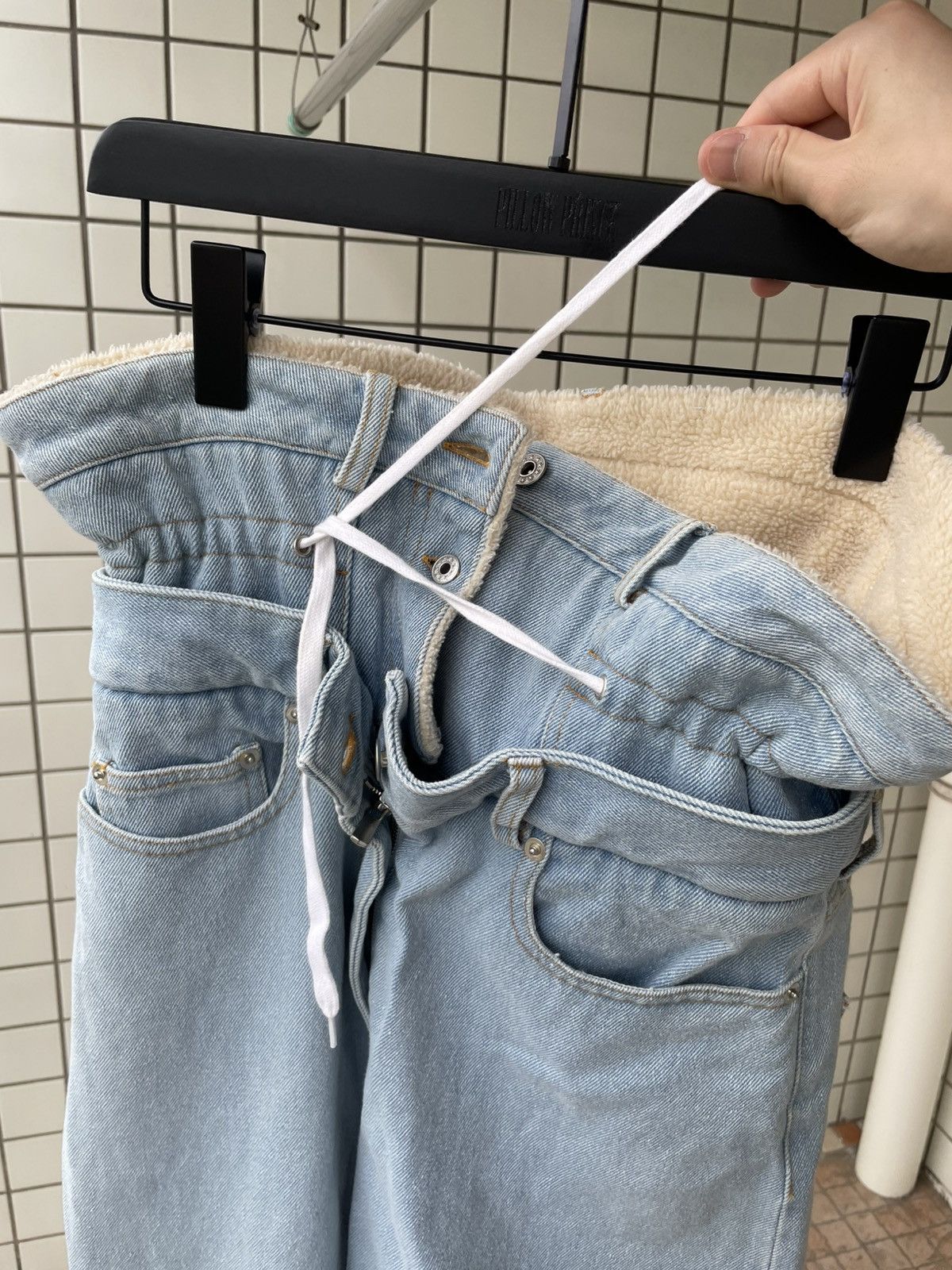 Y/Project Y/Project shearling double waist jeans Size US 28 / EU 44 - 8 Thumbnail