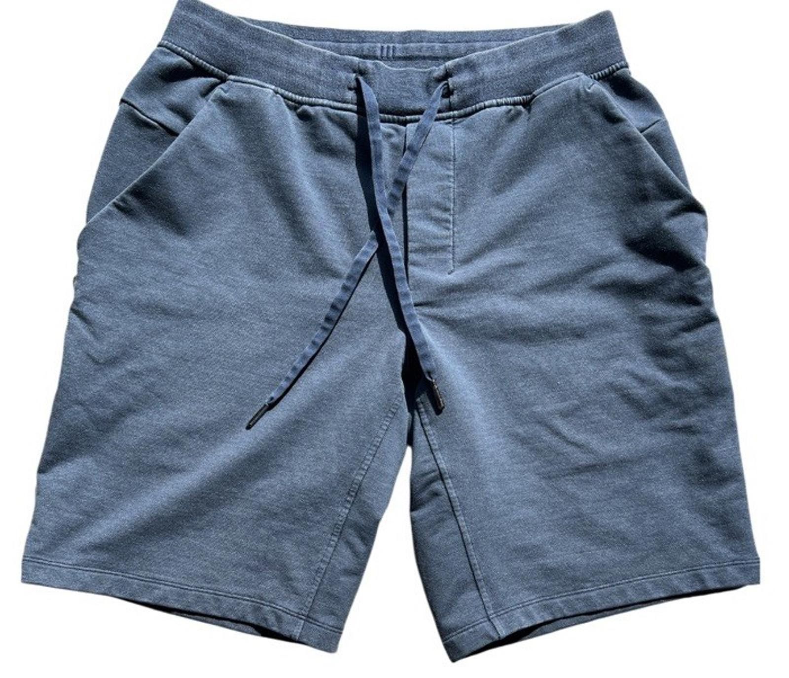 Lululemon Lululemon Blue Heathered City Sweat stretch Terry shorts Size US 32 / EU 48 - 2 Thumbnail