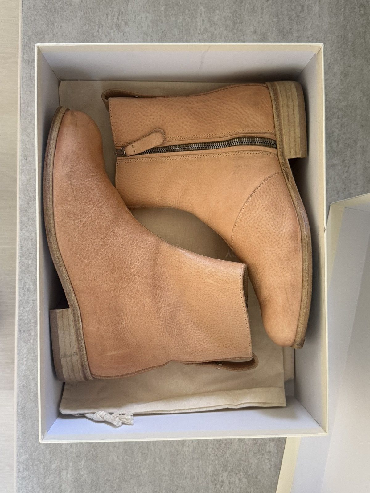 Our Legacy Our Legacy Michaelis Boots in Natural Tan Leather Size US 7 / EU 40 - 6 Thumbnail