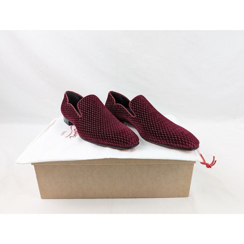 Christian Louboutin o1rshd1 Dandy Chick Orlato Flat Shoes in Bordeaux Size US 9 / EU 42 - 16 Thumbnail