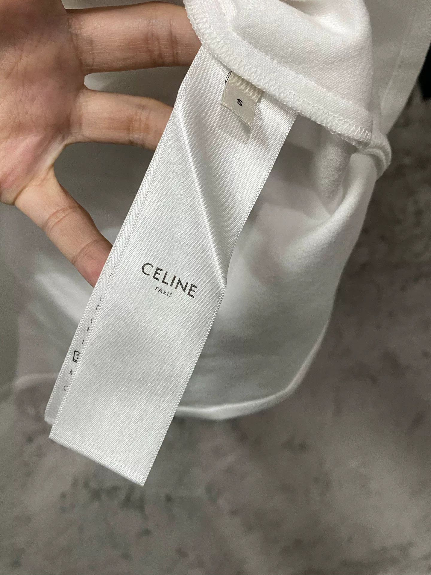 Celine Celine Short Sleeve Shirt in White Size US S / EU 44-46 / 1 - 1 Preview