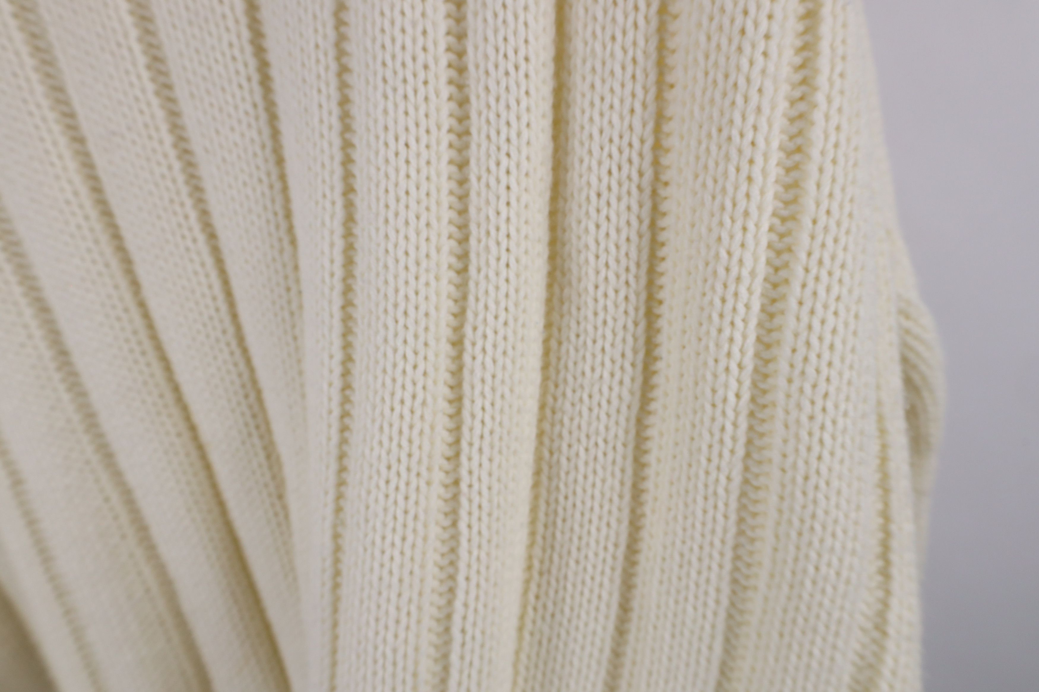 Vintage Vintage 70s Streetwear Cable Knit Fisherman Sweater Cream Size US L / EU 52-54 / 3 - 8 Thumbnail
