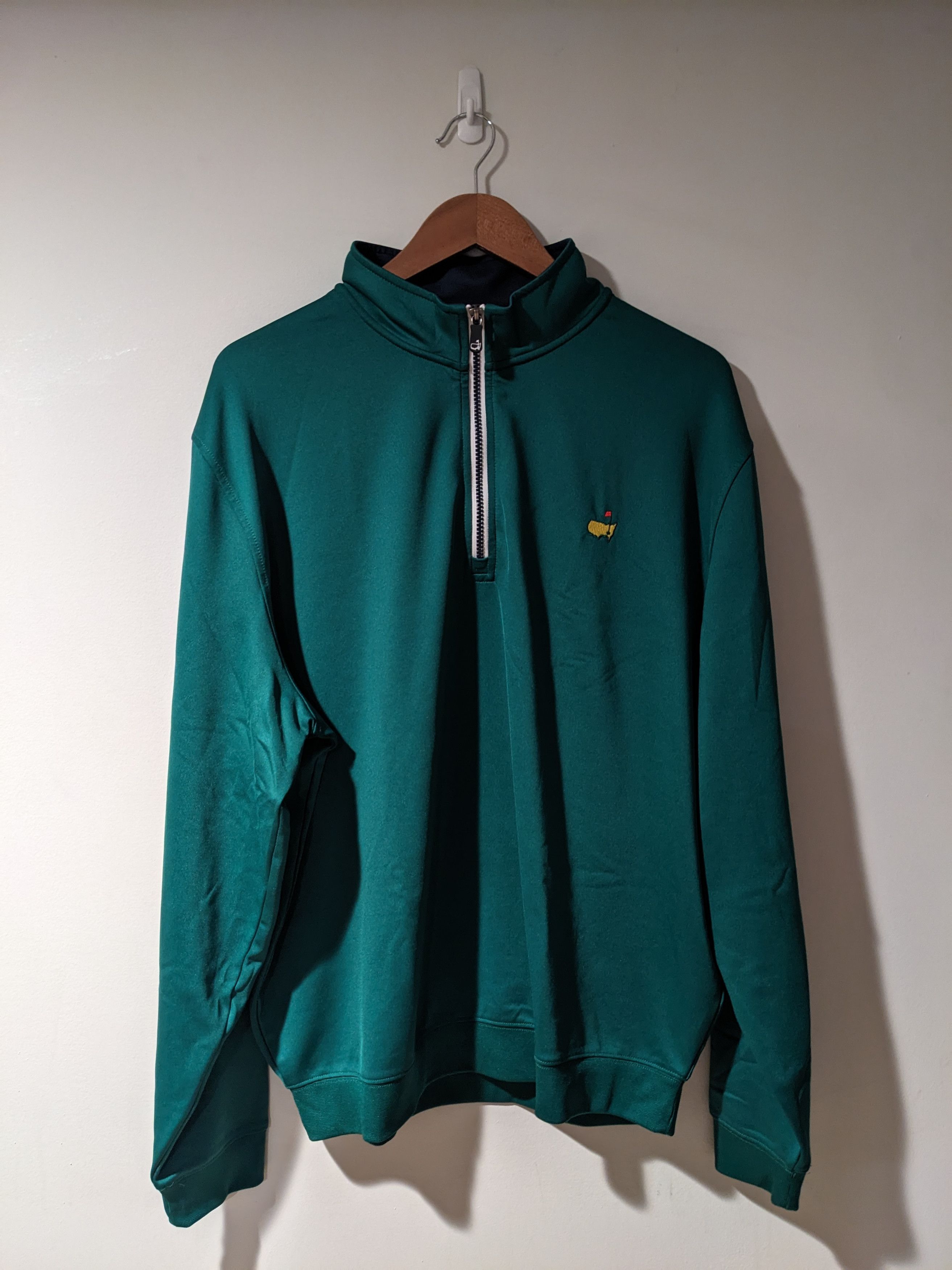 Augusta National Golf Green X-Large Half Zip Windbreaker