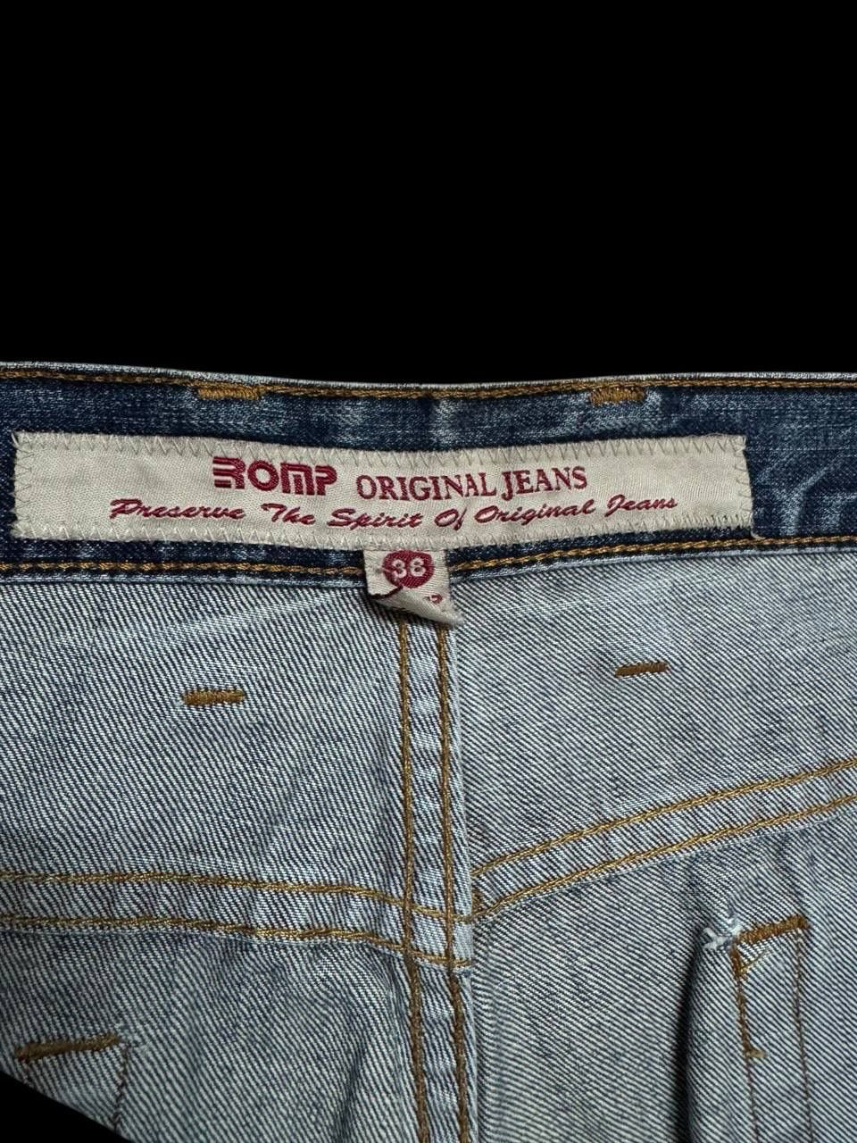 Japanese Brand WAIST-37 BAGGY Japanese Insane Mudwash Distressed Denim Jean Size US 37 - 10 Thumbnail