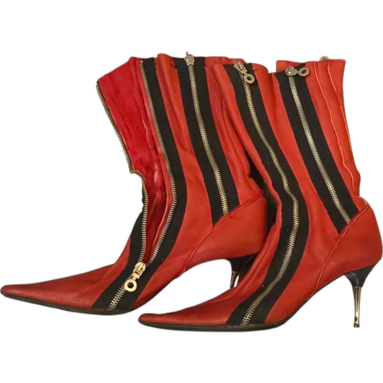 Other Red pointed toe boots US sz 6 / Eur sz 36 VERO CUOIO Size US 6 / IT 36 - 1 Thumbnail