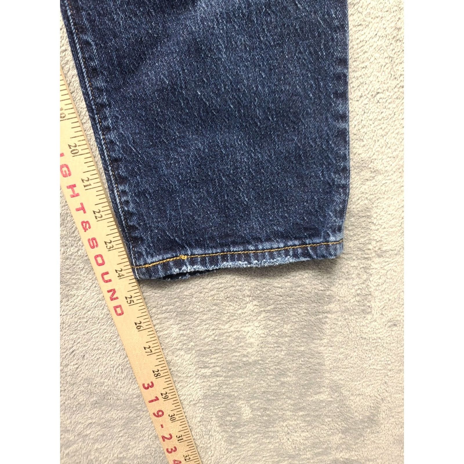Levi's Levi's 501 XX Jeans Womens 30x26 Regular Fit Straight Dark Wash Button Fly Jeans Size 30" / US 8 / IT 44 - 5 Thumbnail