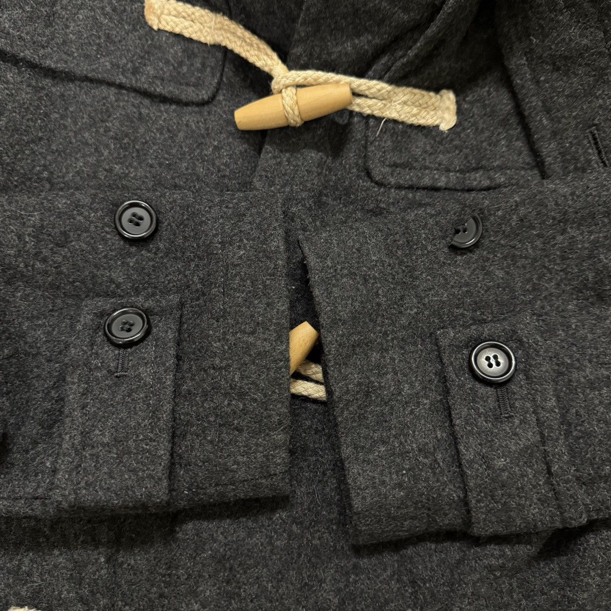 Yohji Yamamoto Ined By Yohji Yamamoto Duffle Coat Hooded Wool Size US M / EU 48-50 / 2 - 9 Thumbnail