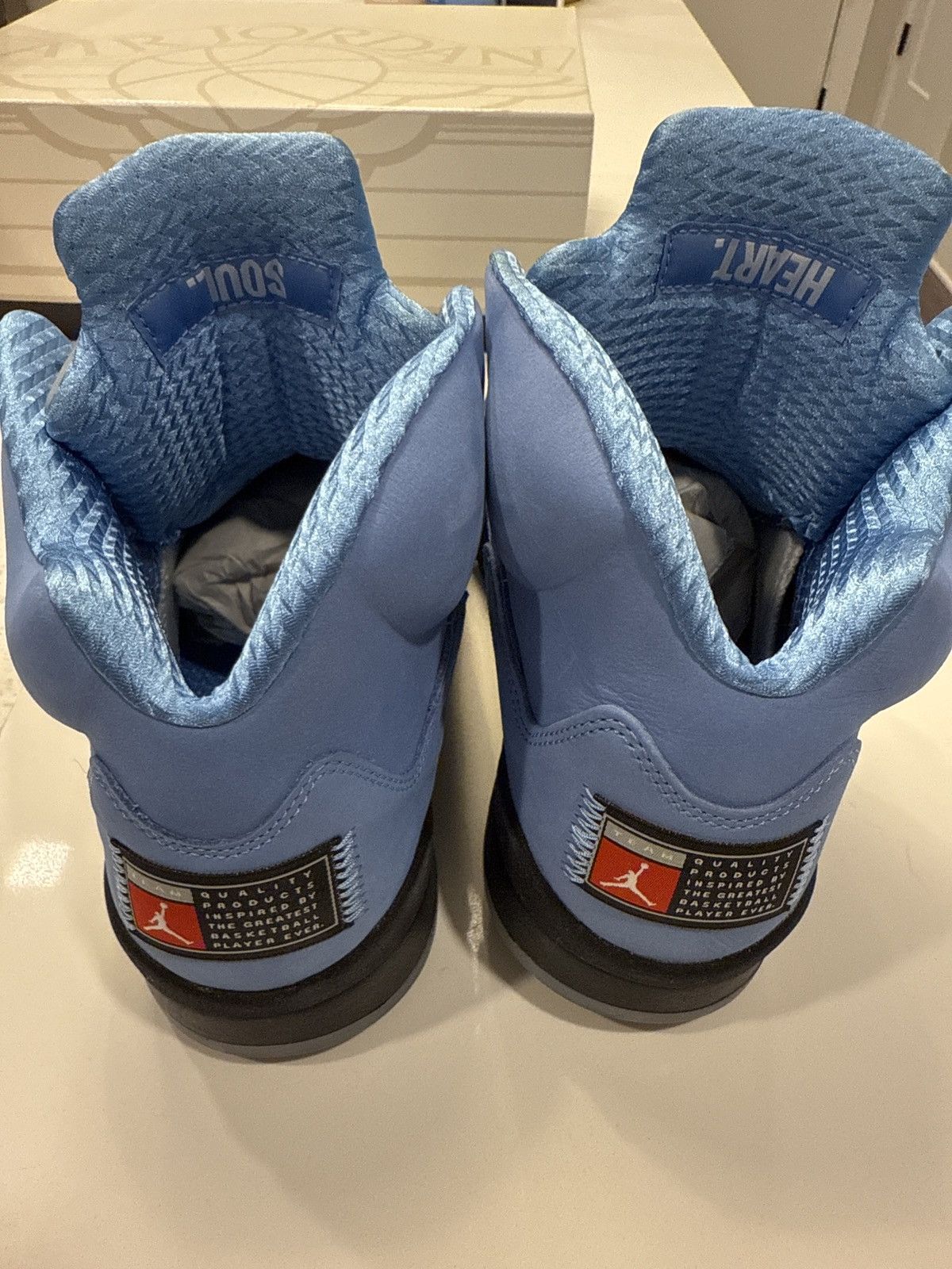 Nike Air Jordan Retro 5 University Blue Size US 10.5 / EU 43-44 - 5 Thumbnail