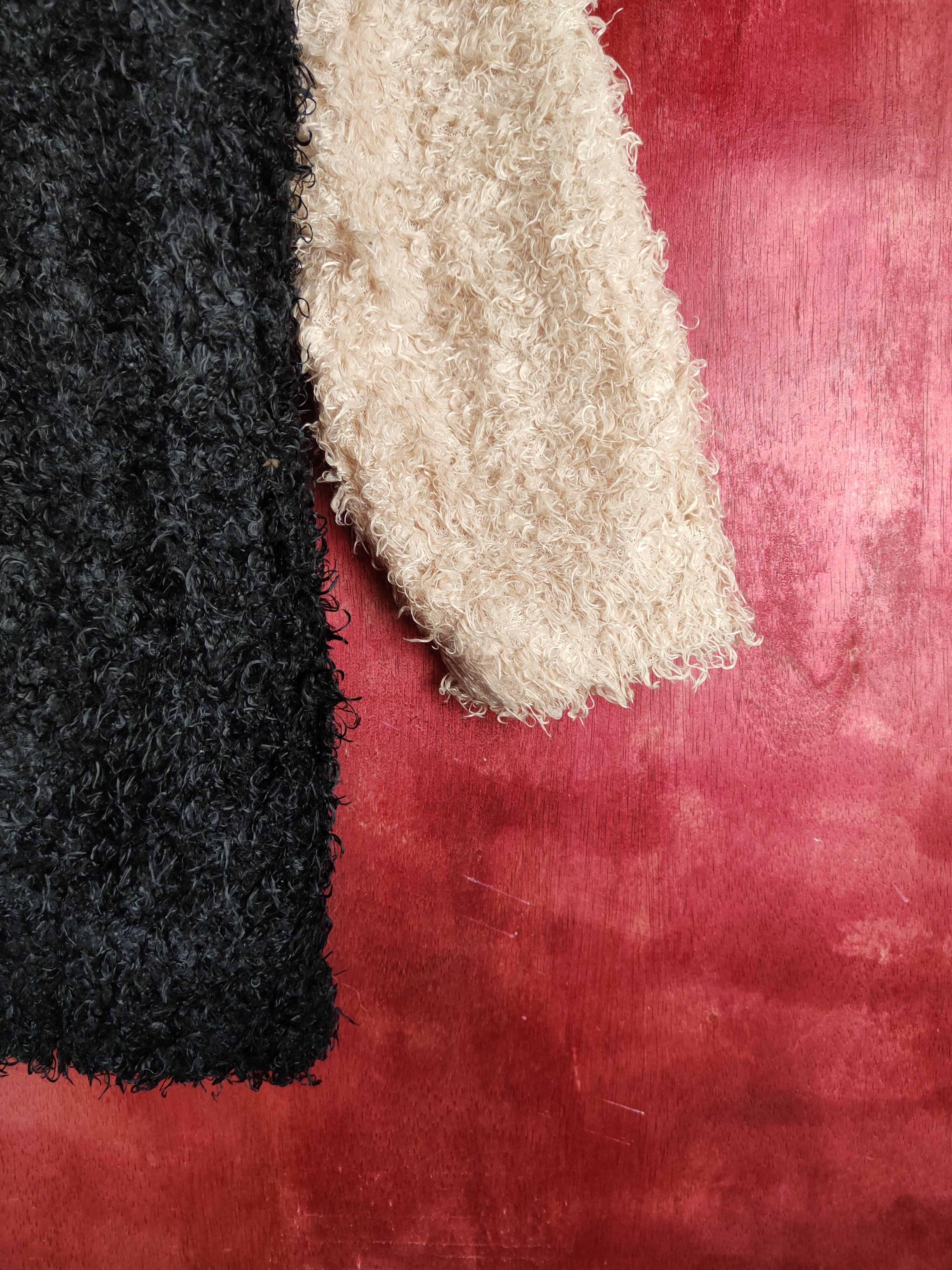 Japanese Brand × Vintage Drea my Minx Black Brown Fur Mohair Knitwear #S2187 Size L / US 10 / IT 46 - 6 Thumbnail