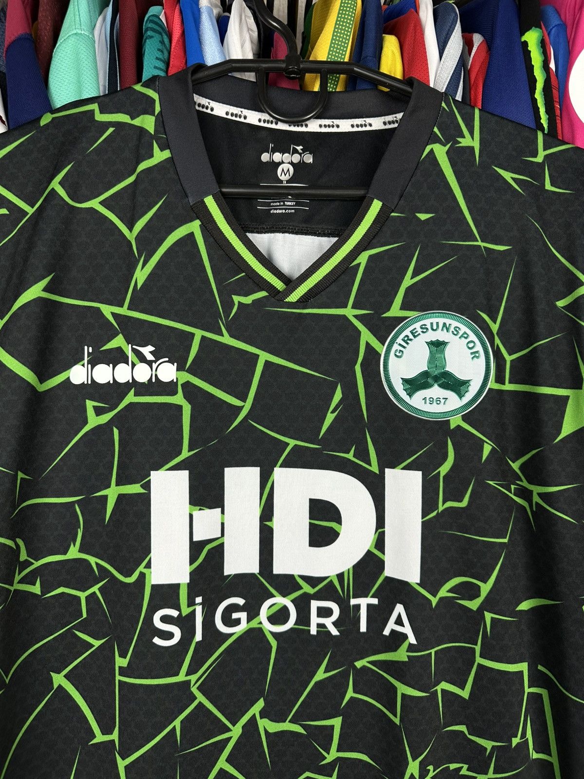 Diadora Diadora Giresunspor 2020-21 Shirt Soccer Jersey Blokecore Size US M / EU 48-50 / 2 - 3 Thumbnail