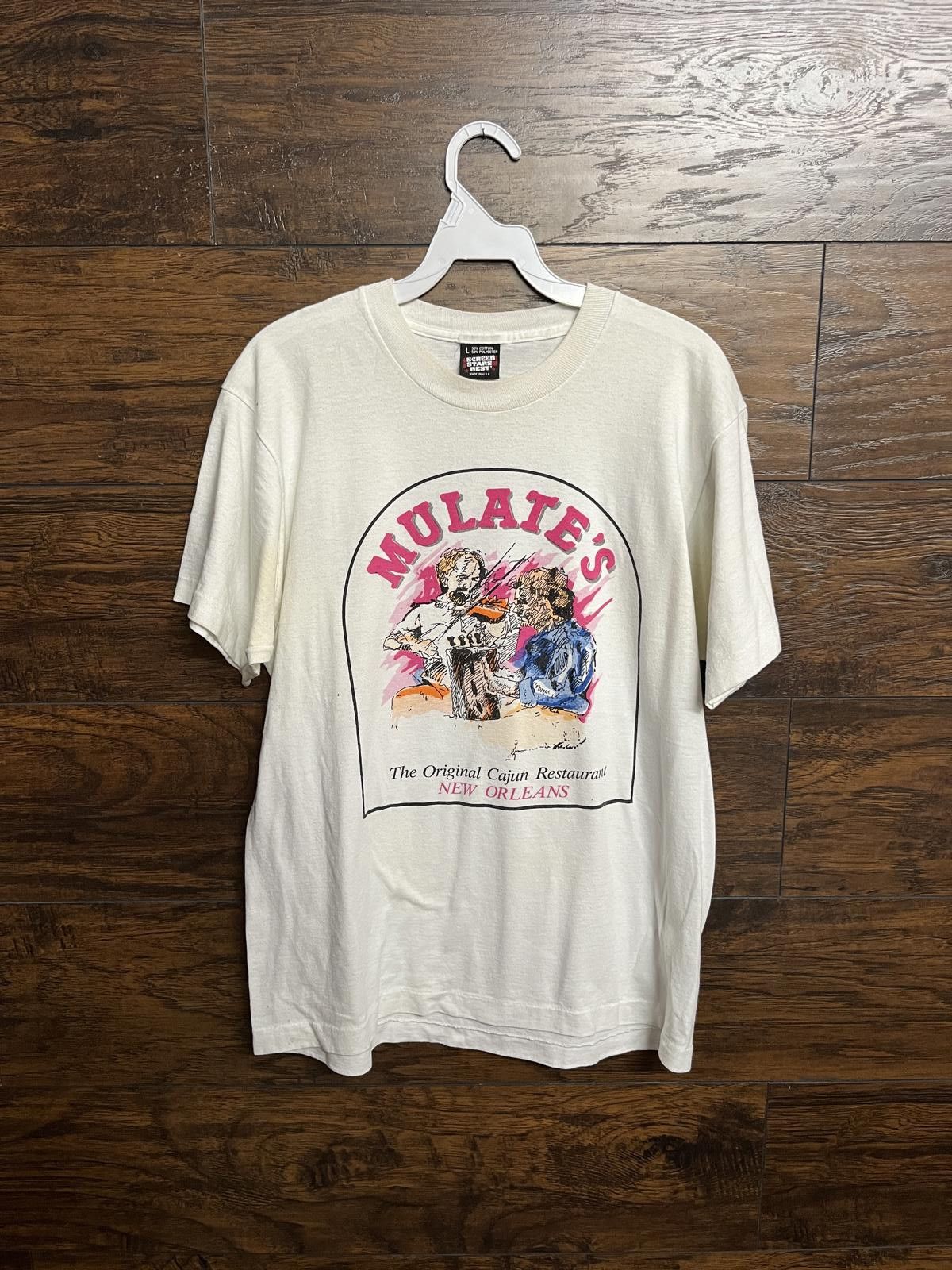 VTG Mulate's Restaurant T-shirt Cajun Restaurant New Orleans