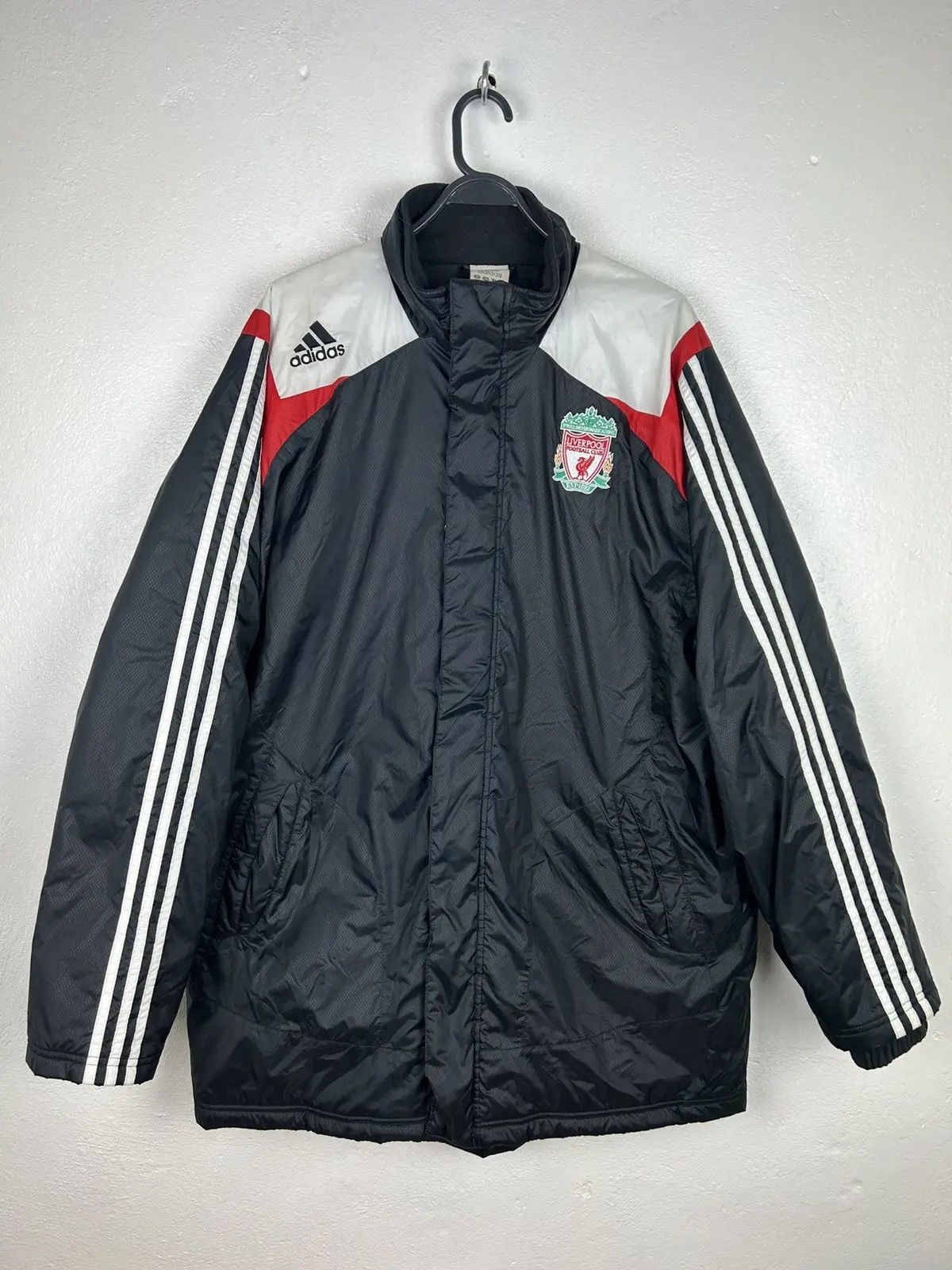 Vintage 00s Vintage Adidas Liverpool FC Parka Training Jacket Size US XL / EU 56 / 4 - 1 Thumbnail