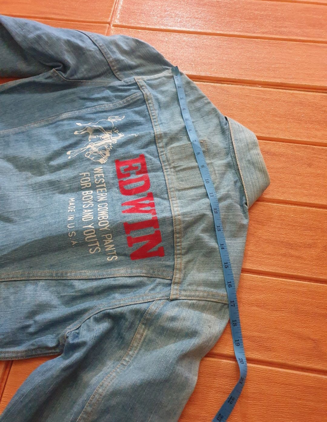 Japanese Brand 💥Vintage Edwin made in USA Stonewash jacket Size US M / EU 48-50 / 2 - 11 Thumbnail
