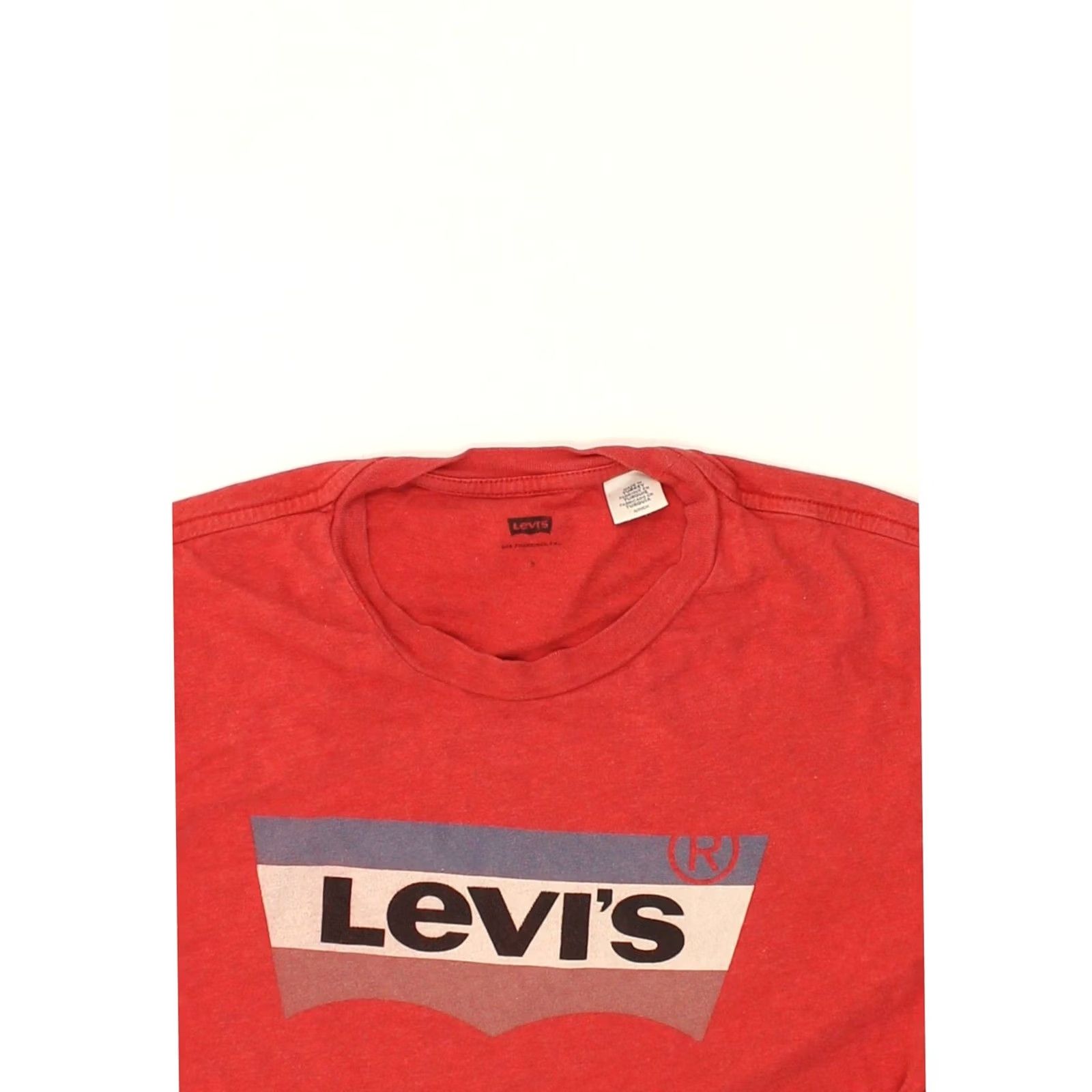 Levi's LEVI'S Mens Red Graphic T-Shirt Top Small Cotton Size US S / EU 44-46 / 1 - 3 Thumbnail