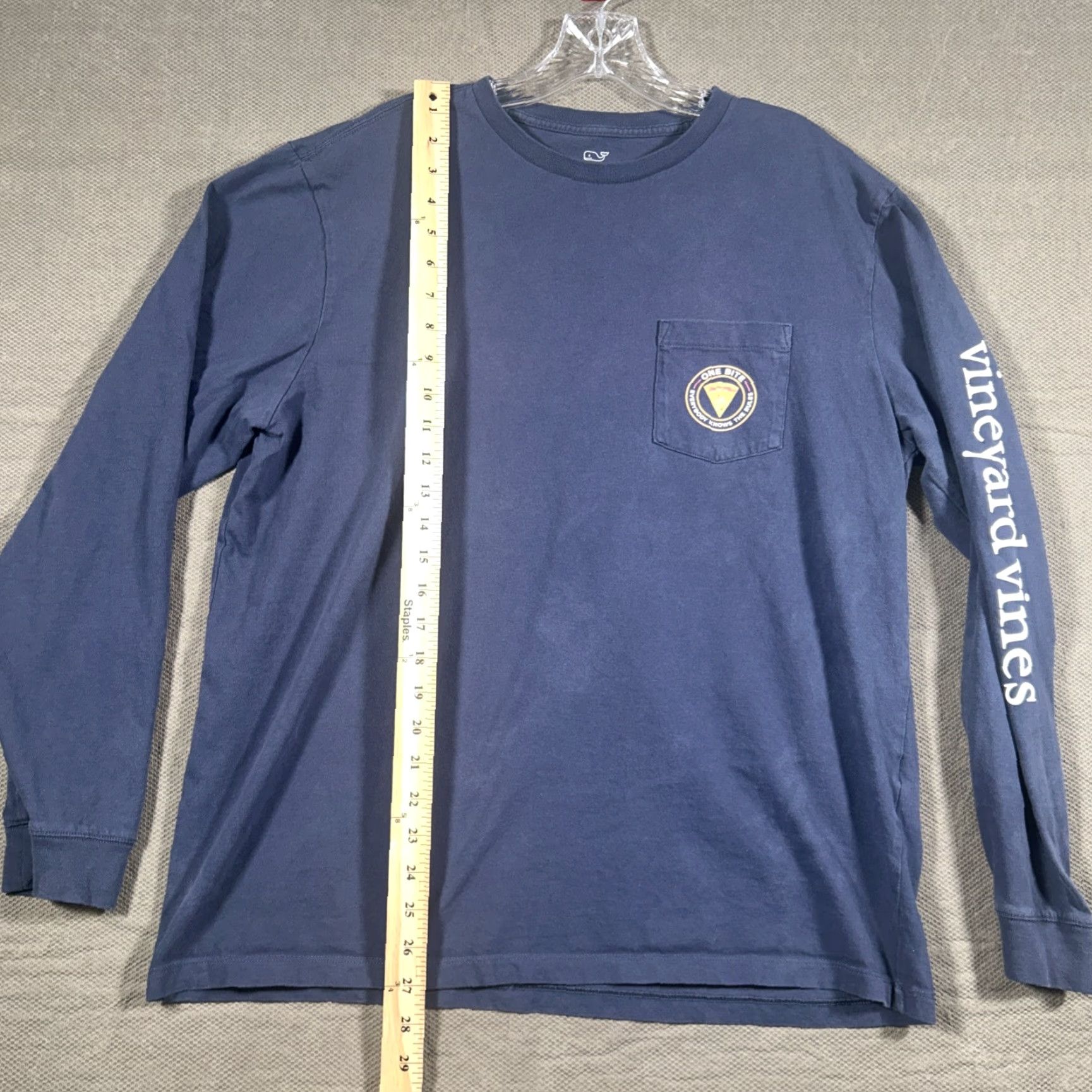 Vineyard Vines Vineyard Vines Shirt Mens Large L Blue Long Sleeve Cotton Logo Pizza Size US L / EU 52-54 / 3 - 5 Thumbnail