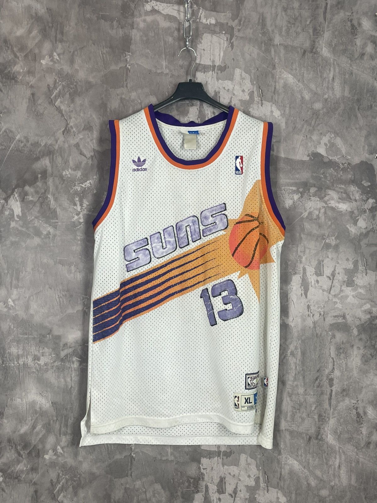 NBA × Vintage Phoenix Suns 13 Nash Purple NBA Jersey Size US XL / EU 56 / 4 - 1 Thumbnail